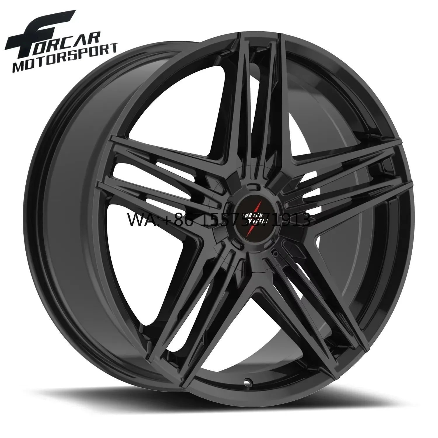 

Worth Buying Matte Black One-Piece Passenger Car High Tech Forcar Motorsport Aluminum T6061 Wheels Rims