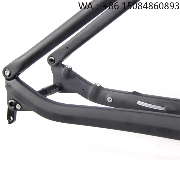 LCES1075 29er 650B Enduro Ebike Frame, carbon fiber material, full suspension structure, bicycle parts tire accessories, compati