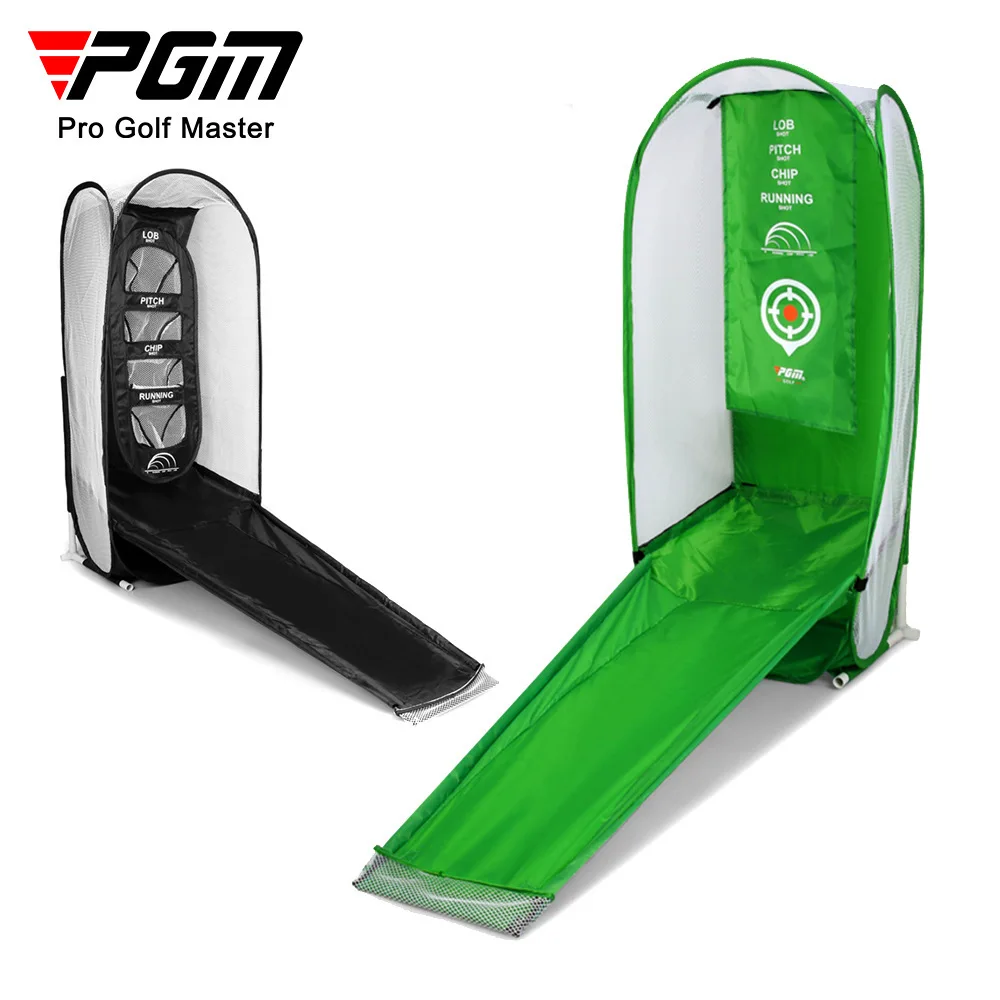 PGM Multi Target Golf Hitting Cage Chipping & Swing Practice Net Indoor Outdoor Golf Training Equipment Golf Practice