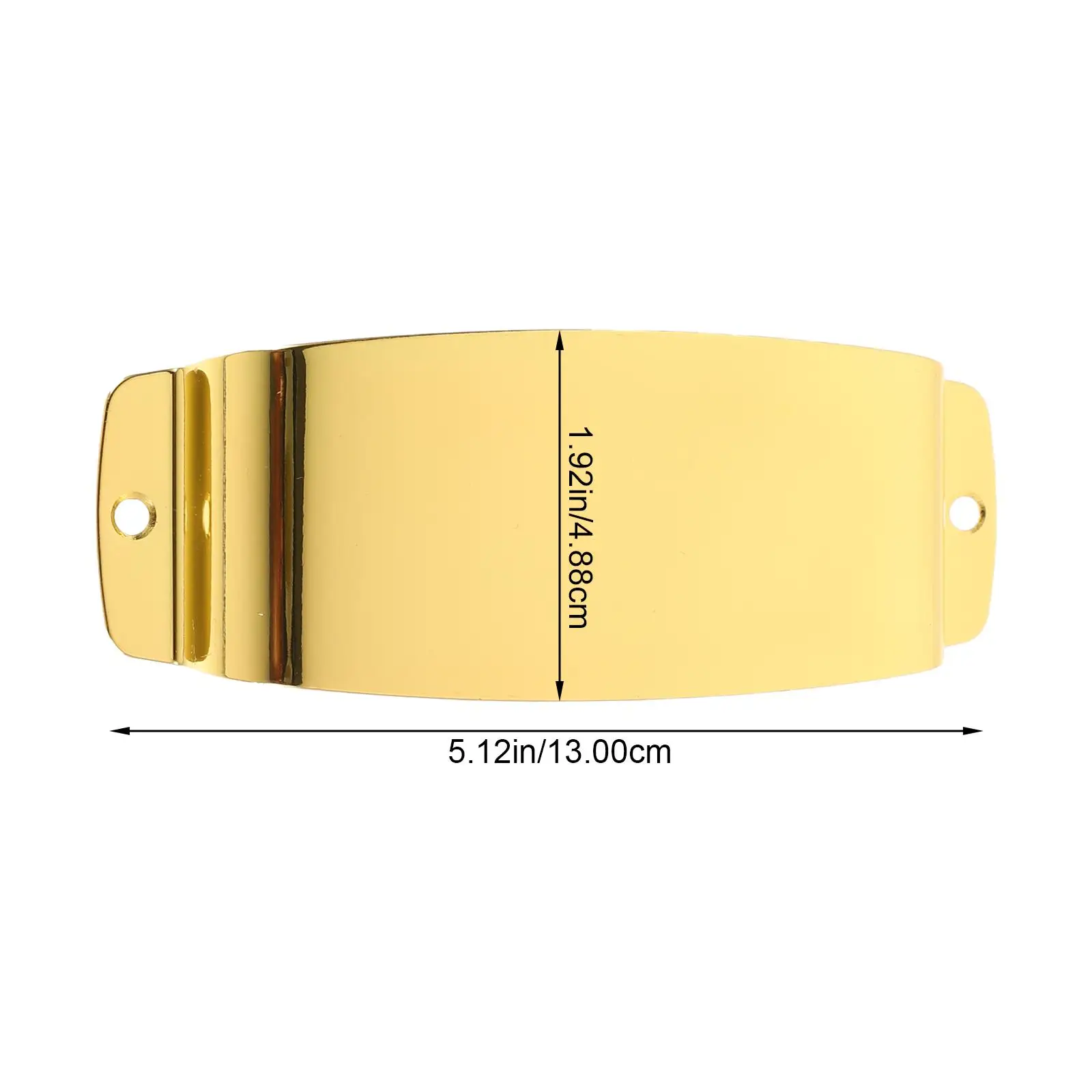 Bass Protection Cover Zinc Alloy Durable Protective Products Guitar Bridge Golden Storage Pickup Cover Bass