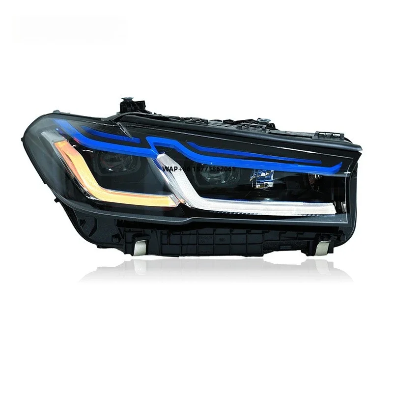 

1 Unit For 18-23 for 5 Series G30 Headlight Modification Thunder M5 Blue Eyebrow High-end 12V LED Headlights