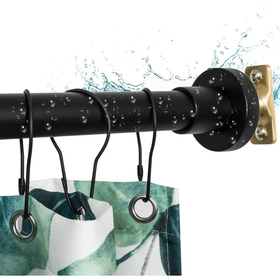 

Сверхмощная душевая штанга Artiwell, регулируемая карнизная штанга для душа, расширяемая 4784-дюймовая душевая штанга с постоянным креплением, никогда не ржавеет, нержавеет