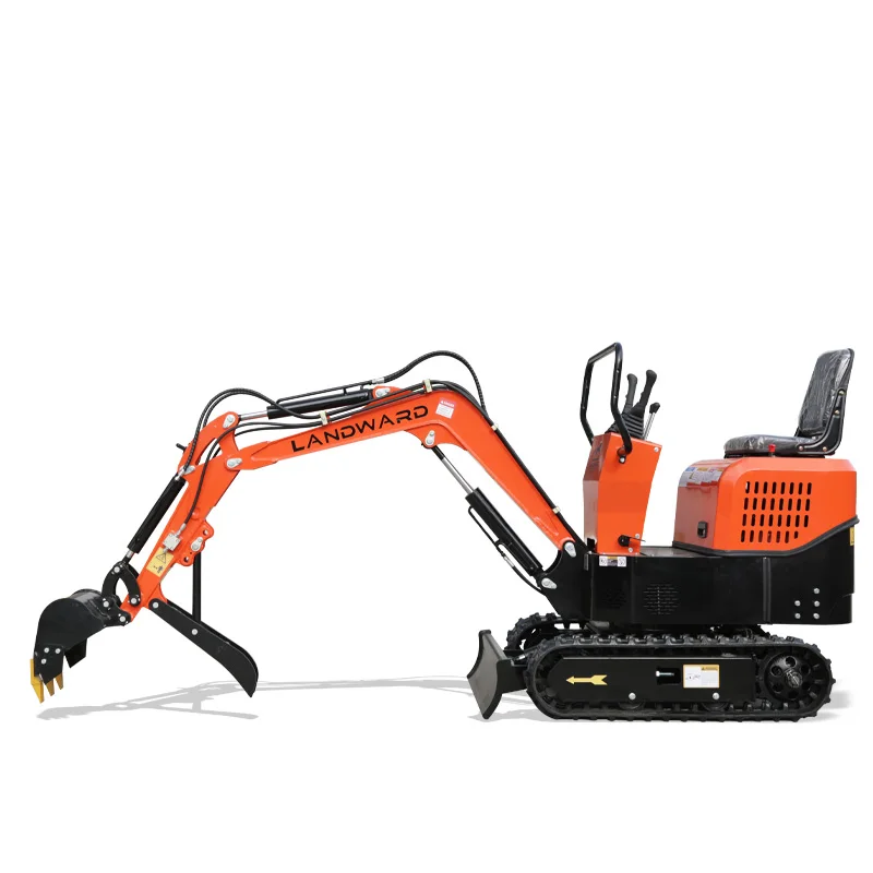 

Landward New Design XT-10 Mini Excavator Hydraulic Crawler Digging Machine 1 Ton Small Digger China Factory Customized For Sale