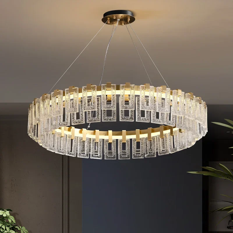

ENGRAVED Modern Luxury Atmosphere Dignified Style Chandelier Living Room Bedroom Bar