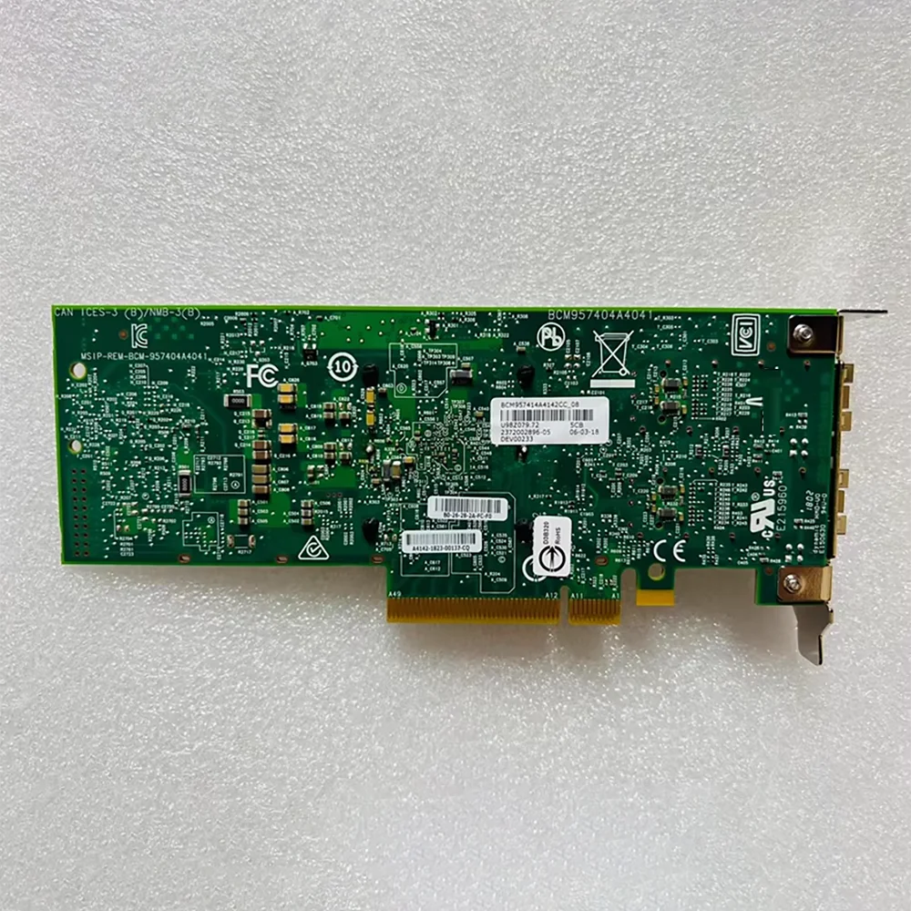 BCM957414A4142CC Dual Port 25G 10 Gigabit Server Network BCM957414A 100% Tested Fast Ship Perfect Work