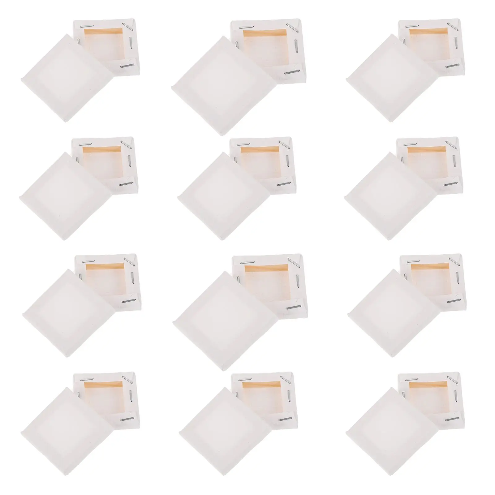 

24 Pcs Mini Canvas Frame Small Paint Artist Board Oil Painting Frames Stretcher Wooden Crafts High Quality Blank Panel