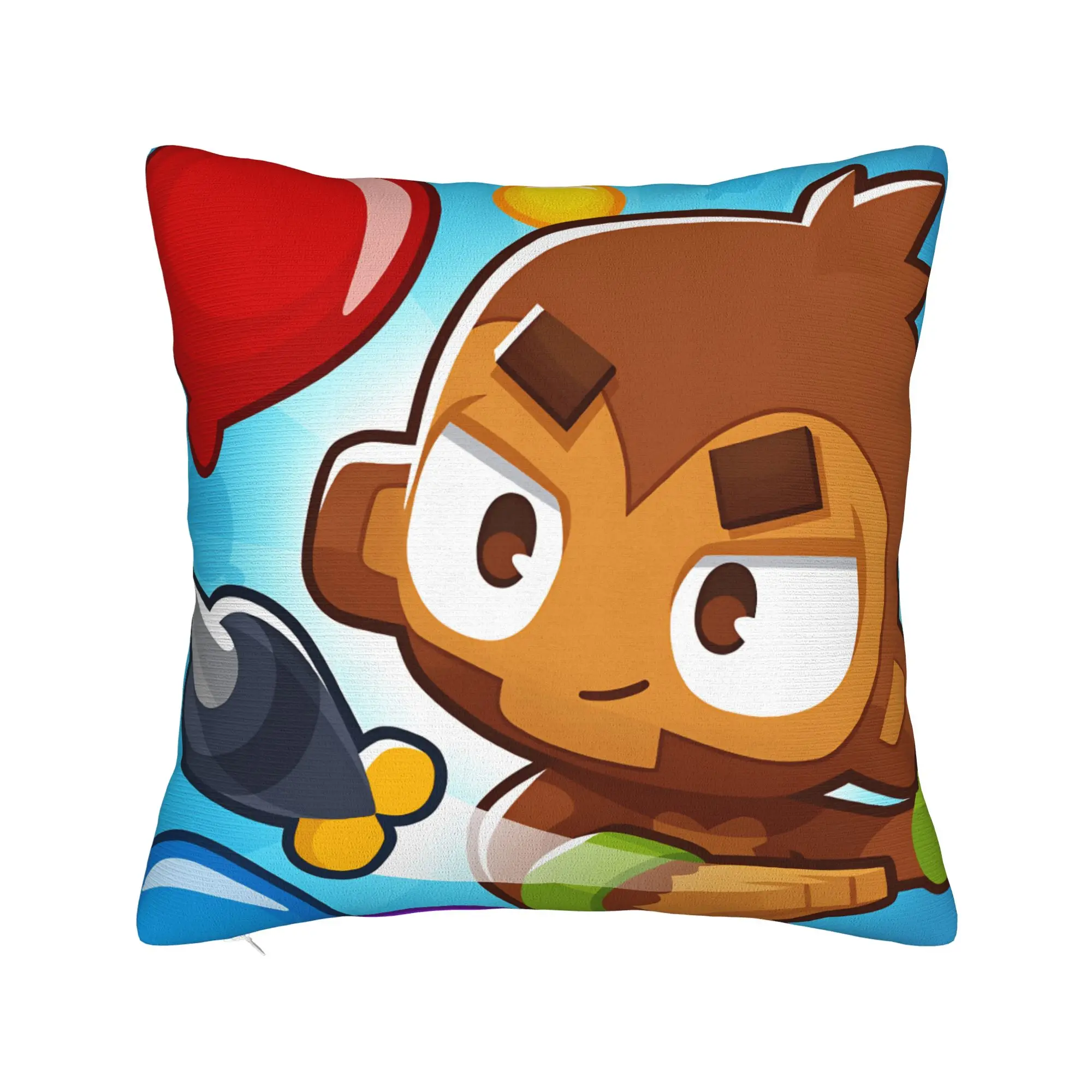 Game B-Bloons Td 6 Pillow Case  Kawaii Pillow Cover Square Pillowcases For Chair Sofa Home Decor