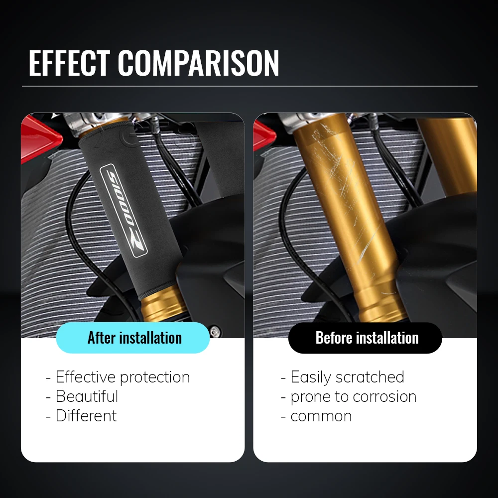 Motorcycle Fork Protection Cover Shock Absorber Dust Protector For BMW S1000XR R1250RS R1200RS S1000R S1000RR S 1000 XR R RR