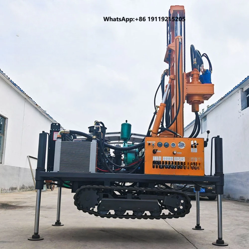 Rotary Drilling Machine Agricultural Farm Rig 230m Drilling Rig Hole Borehole Portable Water Drilling Rig