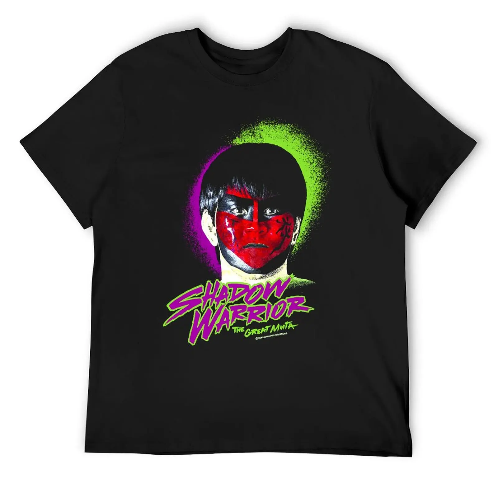 The Great Muta - Shadow Warrior - WCW NWA Premium T-Shirt customs blue archive mens designer clothes