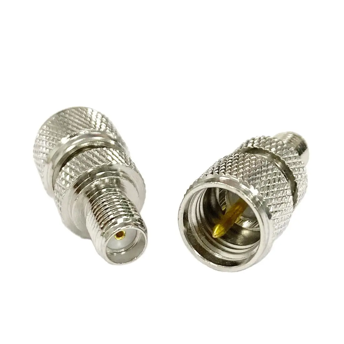 1pc  MINI UHF Male Plug To SMA  Female Jack   RF Coax Adapter Convertor  Straight  Nickelplated  NEW Wholesale