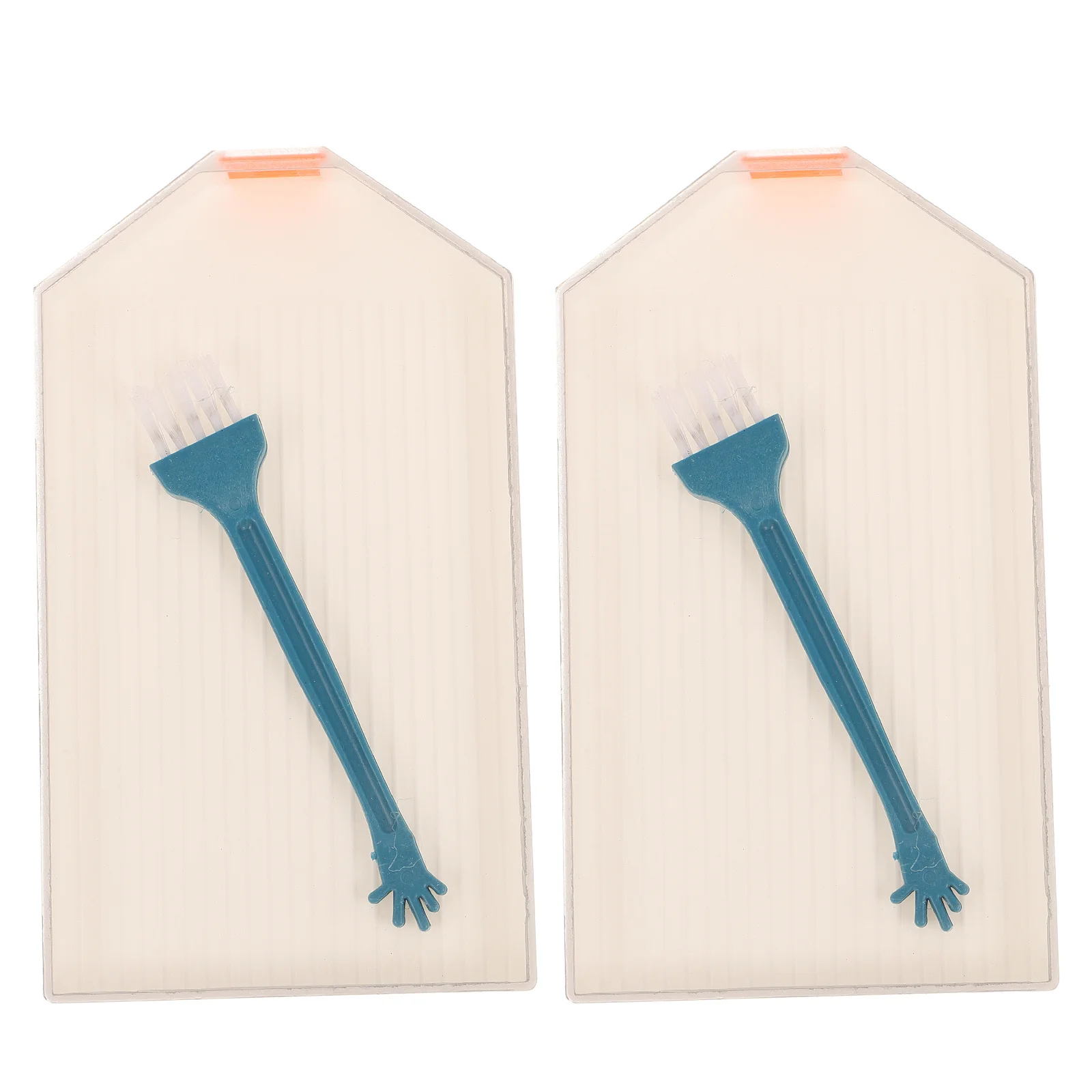 

2 set Flip Drill Tool Assorted Colors Durable Plastic Bead Sorting Tray Diamond Drawing Storage Holder Embroidery Tools