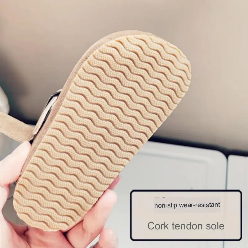 Children's polár Alkalmazkodó m clogs Kisded fiúknak lányok Plüss Papucs, prewalker téli Felmelegedés Lágy Talp cipők, anti-slippery Lábbeli