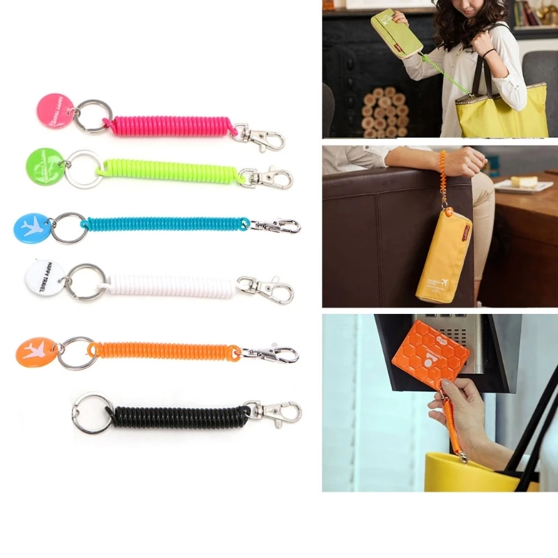 E74B Anti-lost Strap For Key Chain Phone Wallet Purse Travel Accessory