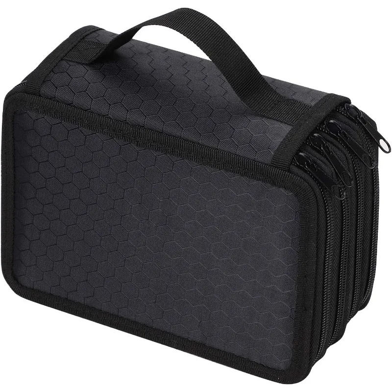 72 Slots Penci Color Pencil Case Organizer Oxford Cloth Student Stationery Pencil Bag Large Capacity Storage