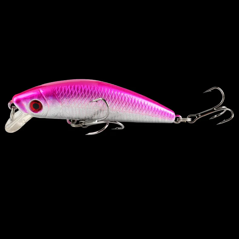 10 قطعة طعوم صيد أسماك البلمة العائمة طعوم بلاستيكية صلبة طعوم صيد سمك الشبوط المتذبذب أدوات صناعية #6