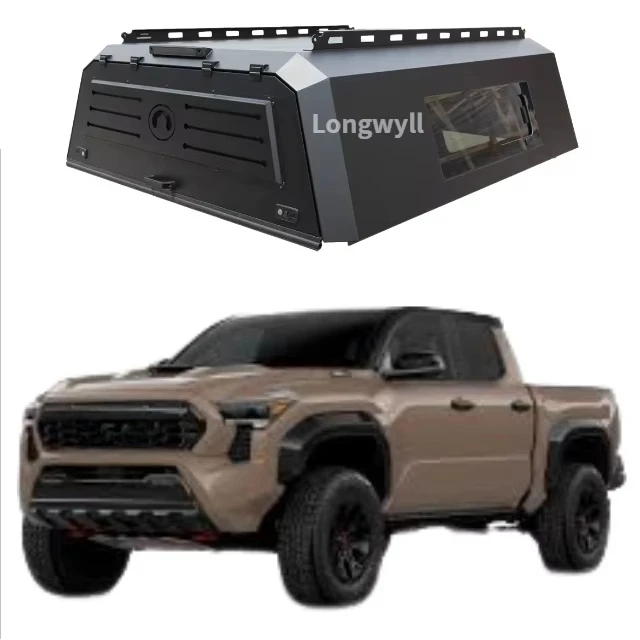 

Customized Truck Canopy for Tacoma Lightweight Truck Cap Steel Smartcap High-quality Roll up Tonneau Cover
