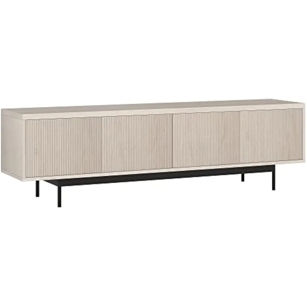 Whitman TV Stand, 70 Wide, Alder White