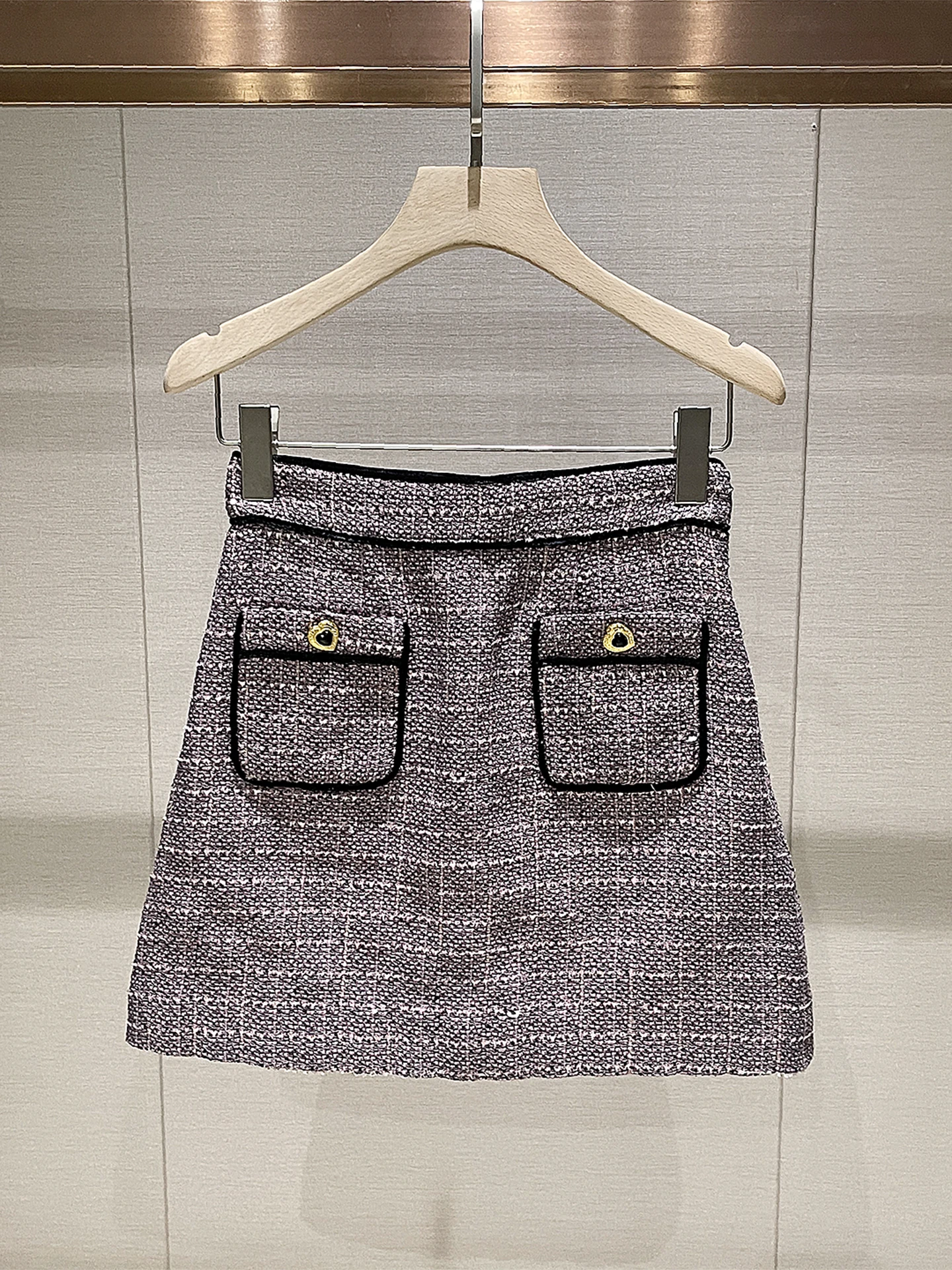 Spódnica damska w stylu casual, z wysokim stanem, o kroju litery A, spódnica w stylu cheerleaderki, nowa kolekcja jesień-zima, wyszczuplająca, uniwersalna spódnica od xian