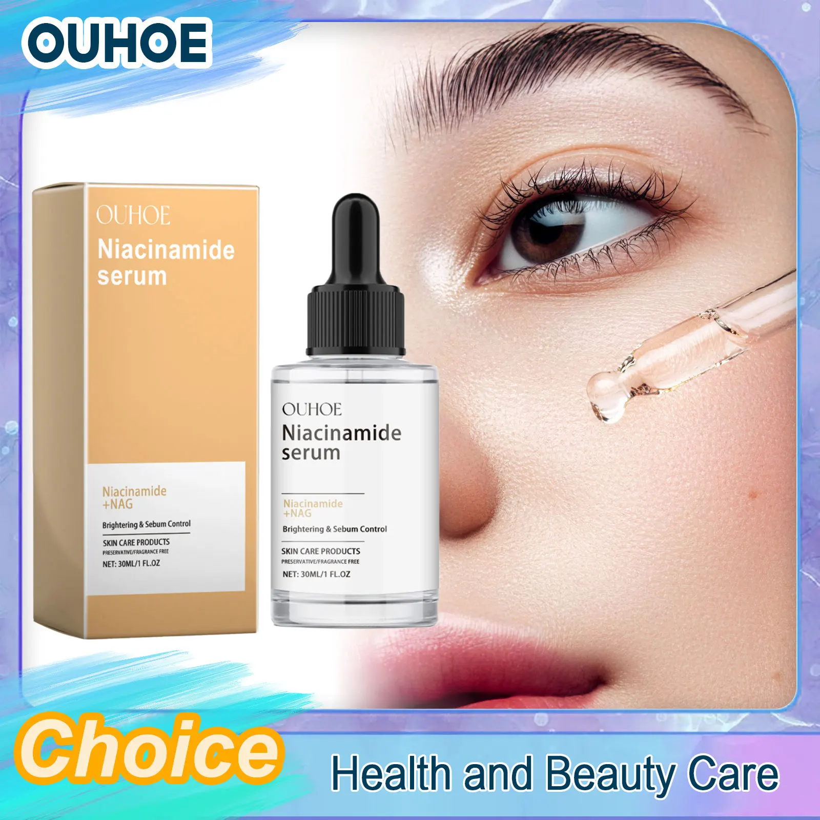 

Niacinamide Serum Whitening Spot Removal Hyperpigmentation Lighten Chloasma Brighten Glowing Moisturizing Melanin Repair Essence