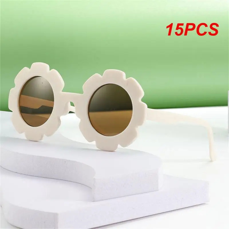 15PCS Childrens Sunglasses Lightweight Wear Frosted Frame Glasses Easy To Clean Blocking Off Strong Light Sunglasses