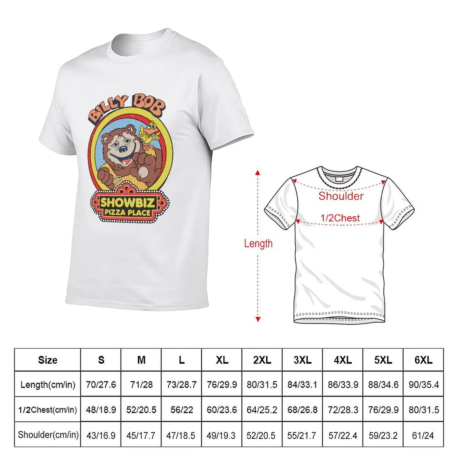 Distressed Showbiz Pizza Place T-Shirt t shirt for man mens graphic t shirts T-Shirt