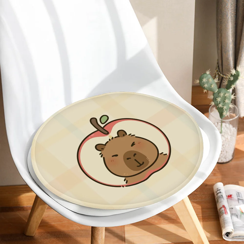 CUTE Capybara Four Seasons Chair Mat Soft Pad cuscino del sedile per sala da pranzo Patio Home Office cuscini per sedie da giardino per interni ed esterni