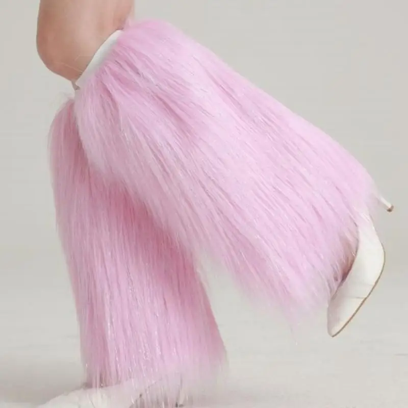 652F フェスティバルイベントレッグウォーマー女性クリスマスレッグスリーブファッション愛好家のため