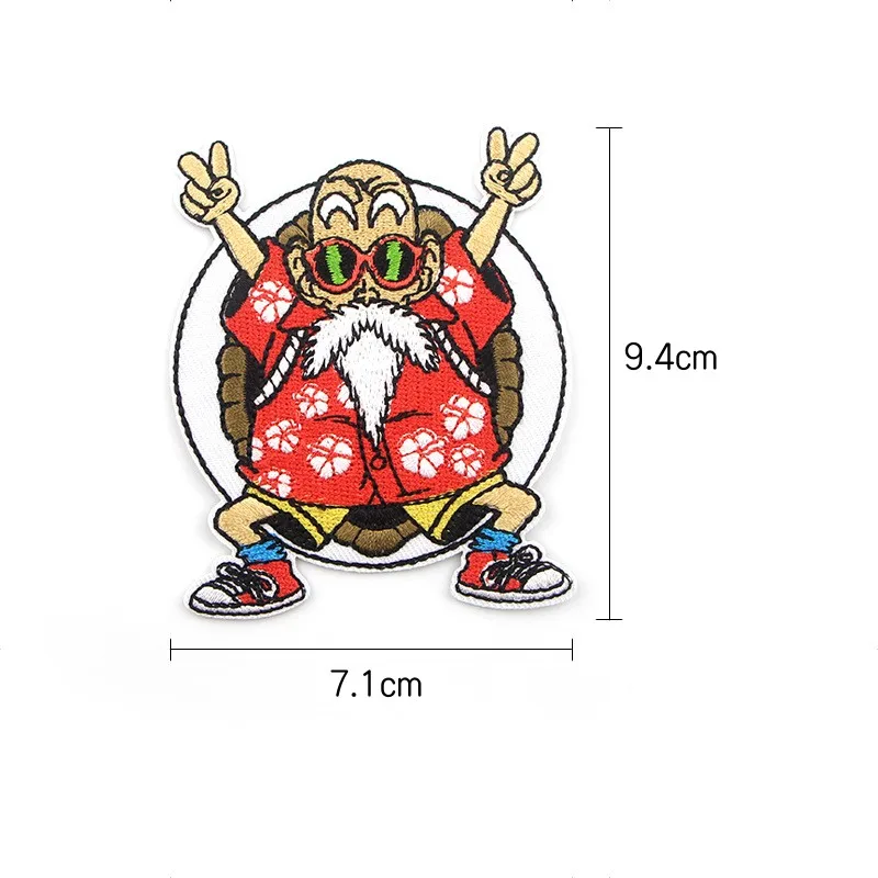 New 24 style Dragon Ball Patches Embroidery Clothing Cartoon Dragon Stickers on Clothes Garment Stickers Accessory Patch