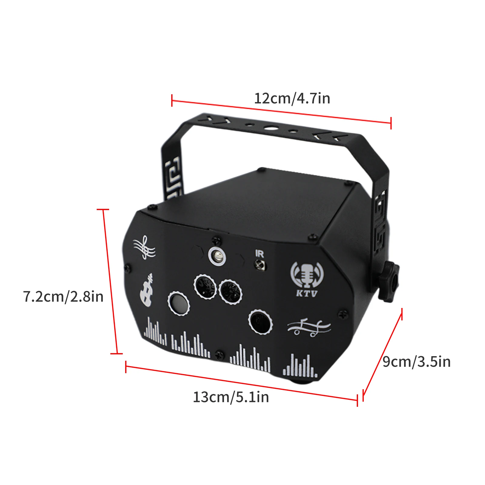 Éclairage laser de scène RVB avec télécommande, effet aurore boréale, contrôle du son, éclairage stroboscopique Chang, DJ Party