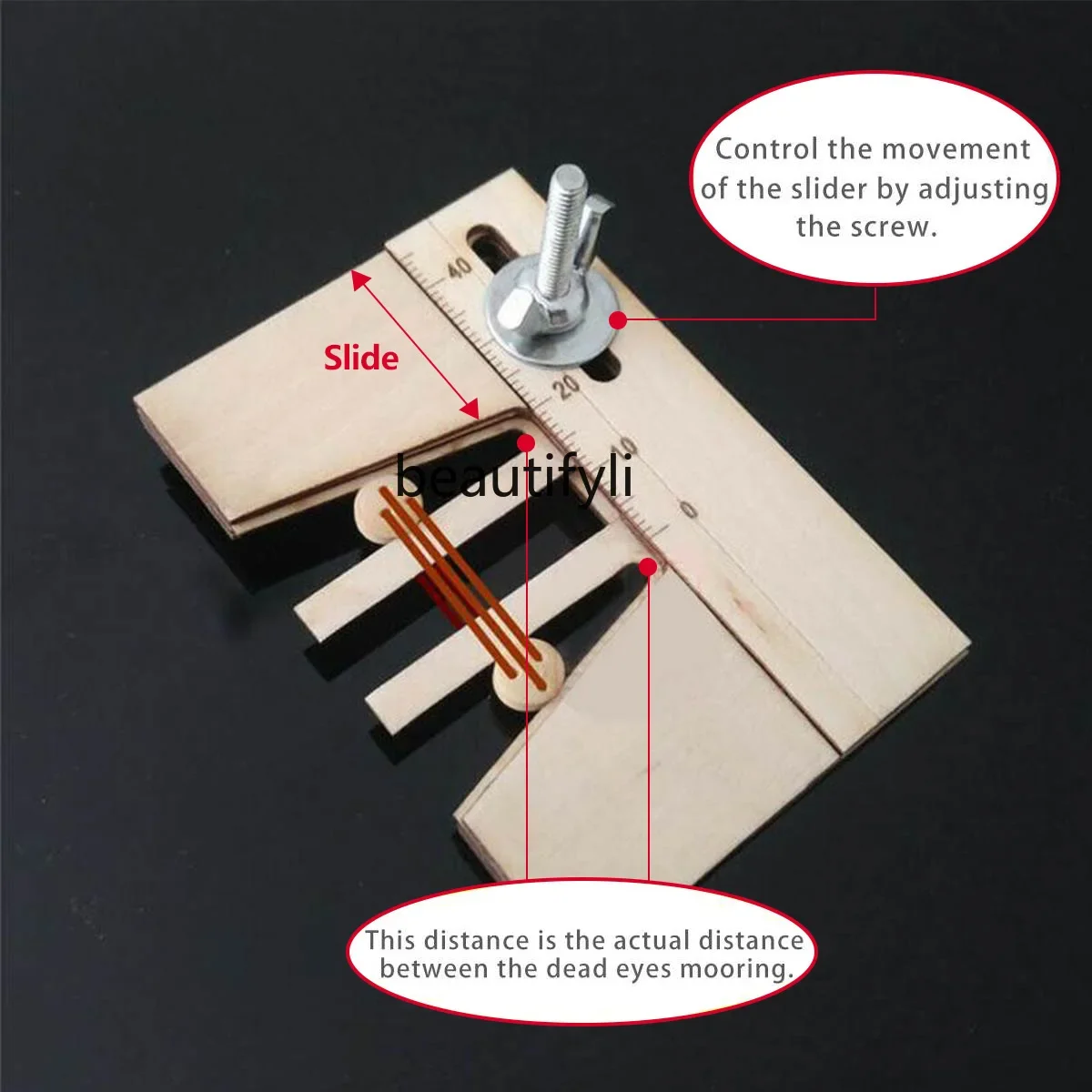 

Asmt42 Wooden boat model, auxiliary devices, making auxiliary tools, suitable for wooden classical sailing boat models