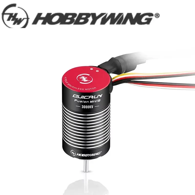 HOBBYWING QuicRun Fusion Mini16 30A 3000KV Brushless Sensored Waterproof Motor ESC 2-IN-1 Machine for 1/16 1/18 RC Car Crawler