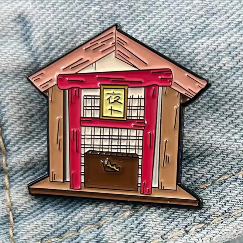 

Yato's Shrine Lapel Pin Anime Noragami Peripheral Enamel Pin Funny Backpack Decorations Metal Brooch Badge