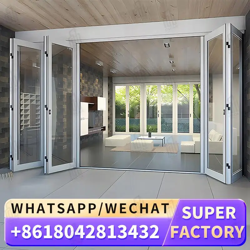 

Customizable Foldable Windows Door Ideal for Modern Office Spaces in Europe Factory Windows Foldable door