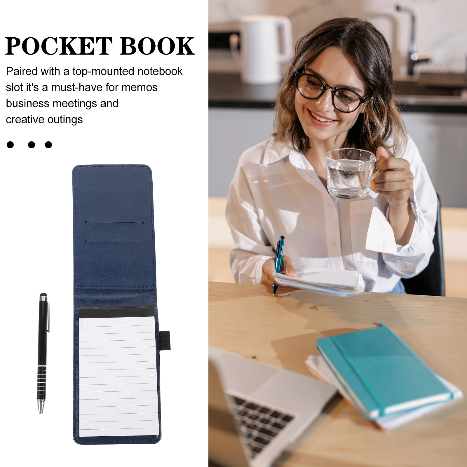 

1 set Tiny Notebook Journal Small Pocket Mini Notepad Size Lightweight Portable MultiFunctional Memo Pad Practical Useful