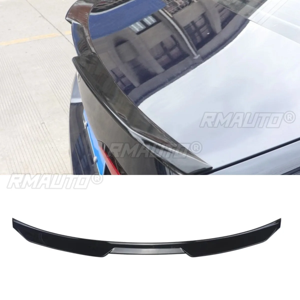 Car Rear Trunk Spoiler Wing Modification Part For BMW 5 Series i5 M Style 2024-2025 Rear Trunk Spoiler Wing Car Accessories