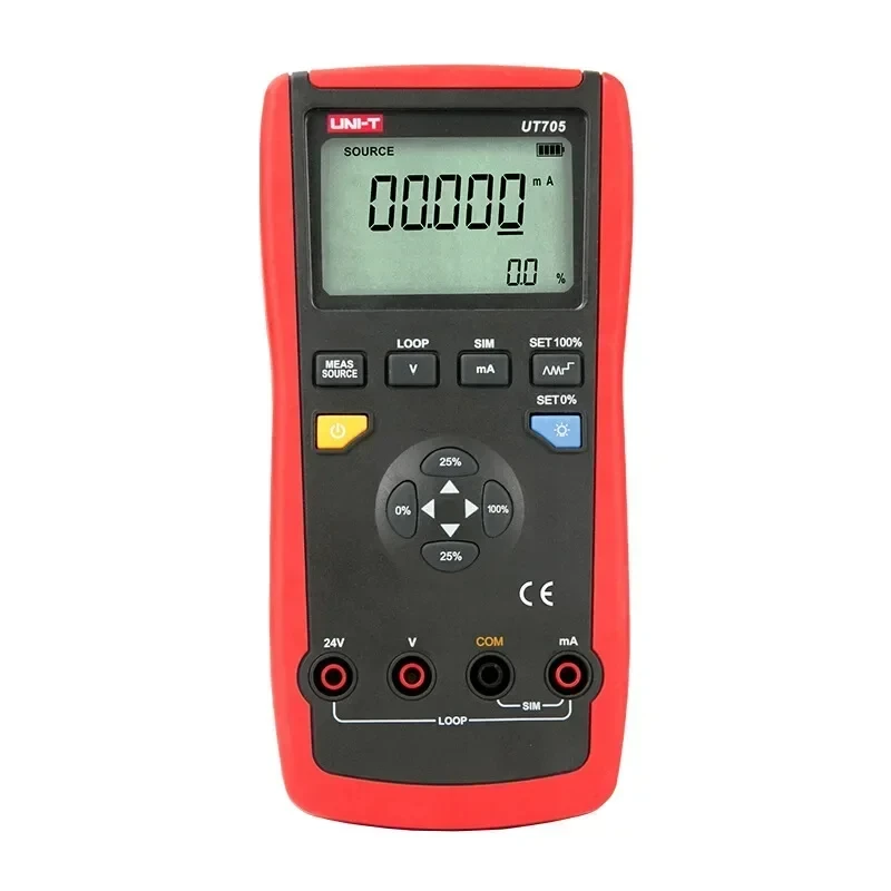 UNI-T UT705 Handheld Single Function Loop Calibrator DC Voltage/Current 24V Accuracy 0.02% Circuit Power