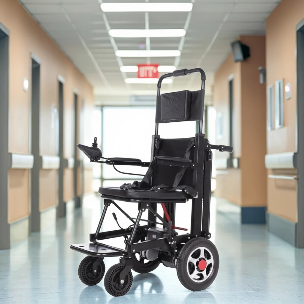 Medical Emergency Evacuation Folding Electric Staircase Mountaineering Chair Stretcher