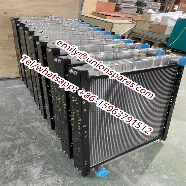Refroidisseur d'huile hydraulique de radiateur de qualité supérieure 12Y-03-12680 pour Komatsu Bulldozer D51PX-22 système de refroidissement usine de réservoir de refroidisseur d'eau