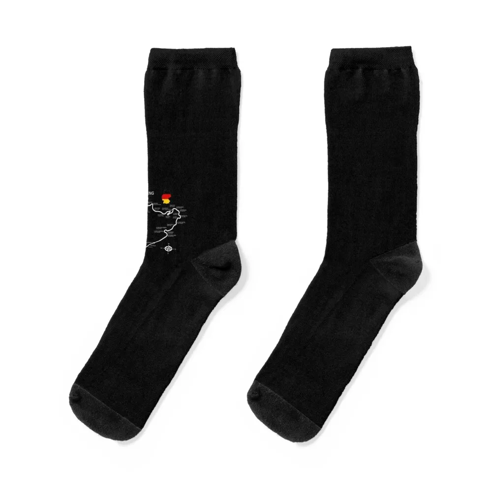 The Nurburgring - Nordschleife Classic T-Shirt Socks Argentina anti-slip Socks Women Men's