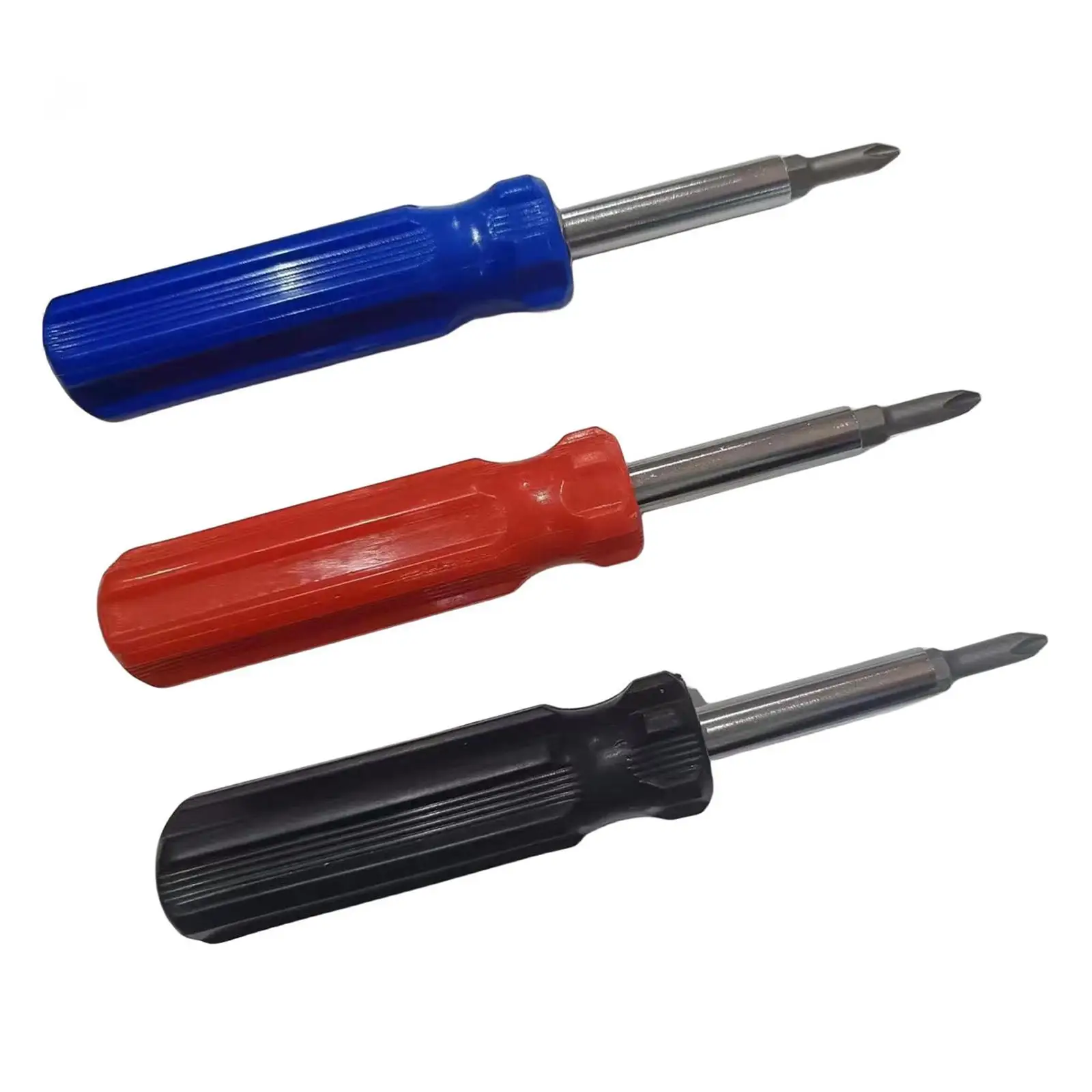 4xScrewdriver Set Multi Bit Screwdriver Set Tool for Auto Repair Home Use Red