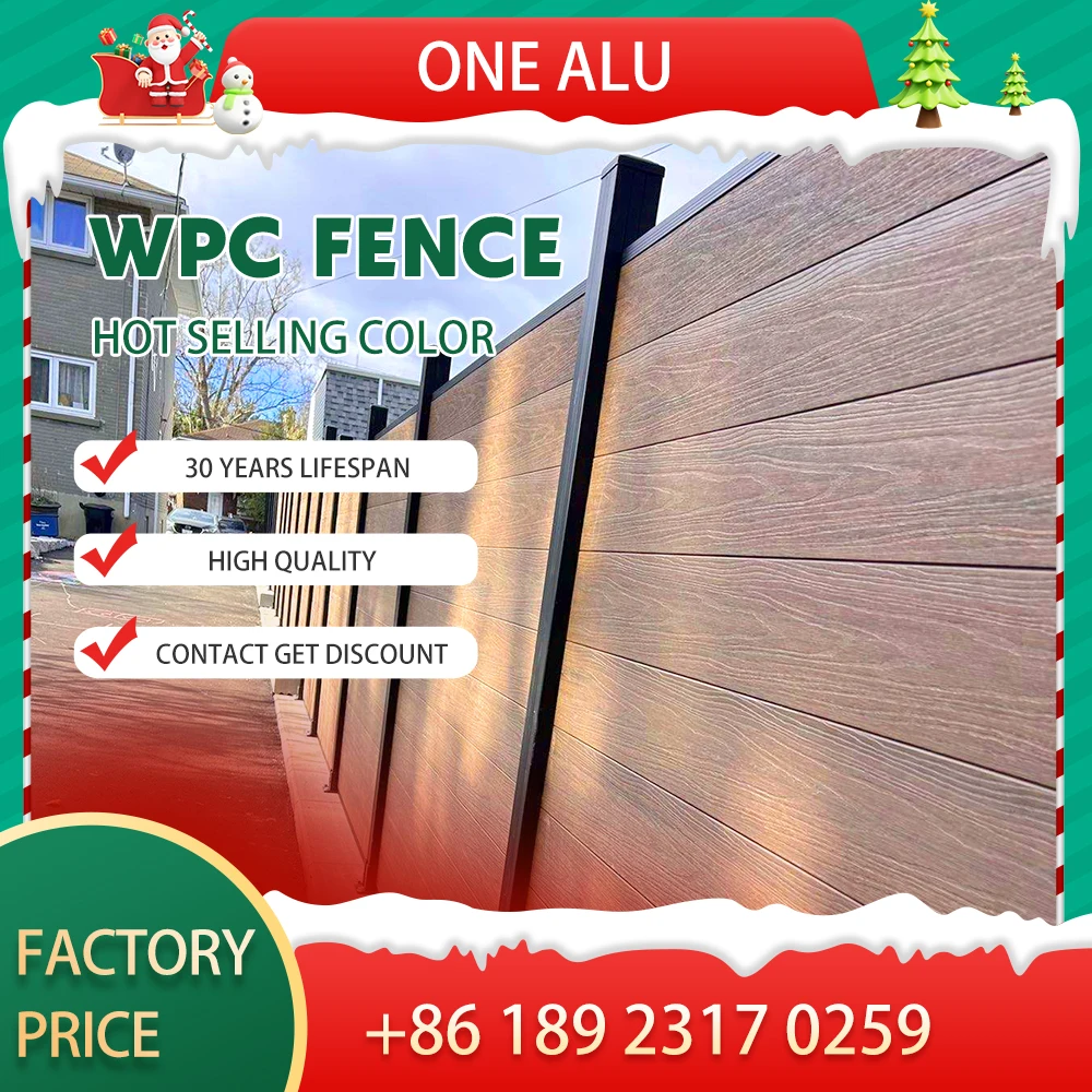 

Высокое качество WPC забор деревянный пластик композитный водонепроницаемый открытый сад конфиденциальные панели простая установка обслуживание бесплатный забор