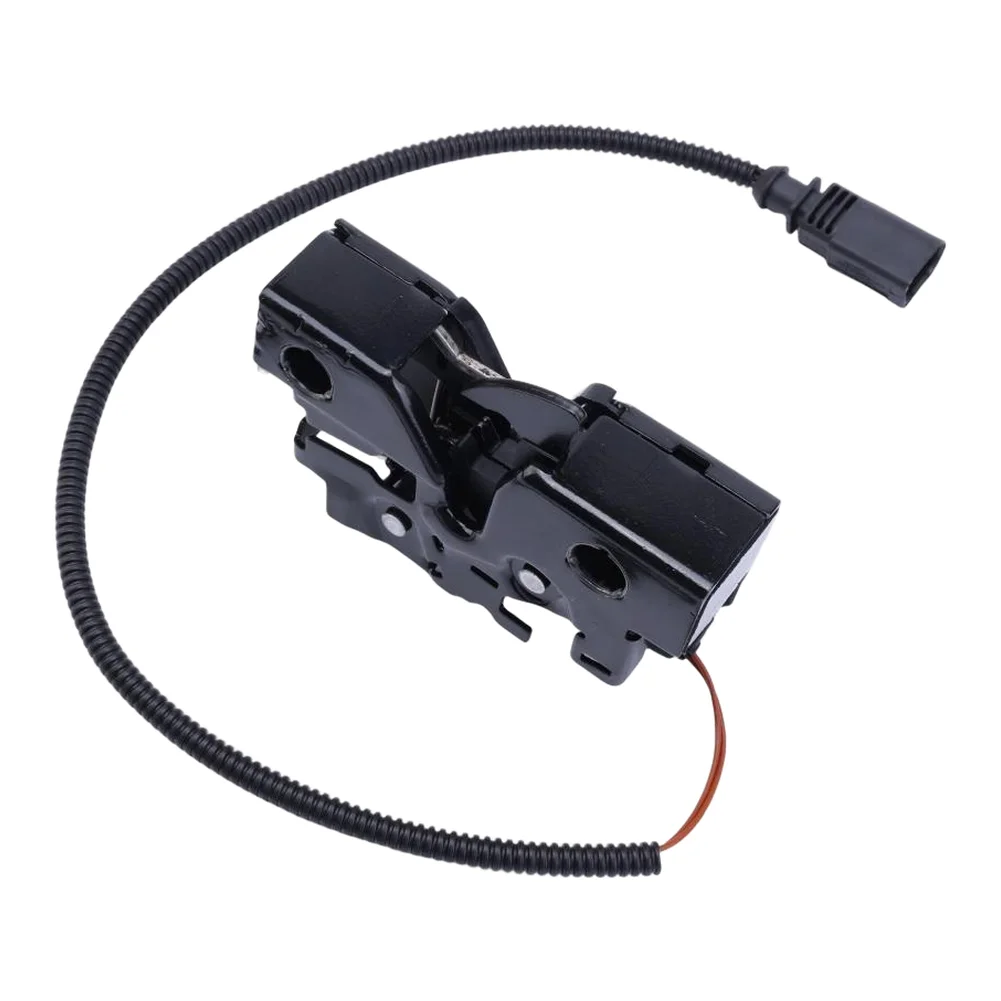 Black Bonnet Lock Catch Bonnet Lock Catch Mechanism Accessory Car Bonnet Catch Direct Replacement Metal Construction