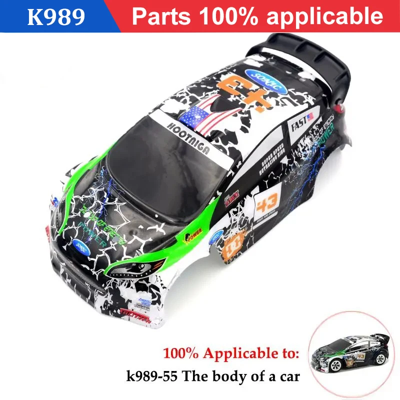 Wltoys K989 K969 1:28 mobil RC ชิ้นส่วนอะไหล่อัพเกรดโลหะส่วนบน/ล่างสวิงอาร์มมอเตอร์ไซค์ตัวรับสัญญาณรีโมทคอนโทรลส่วนตัวหน่วงการสั่นสะเทือนส่วนบน