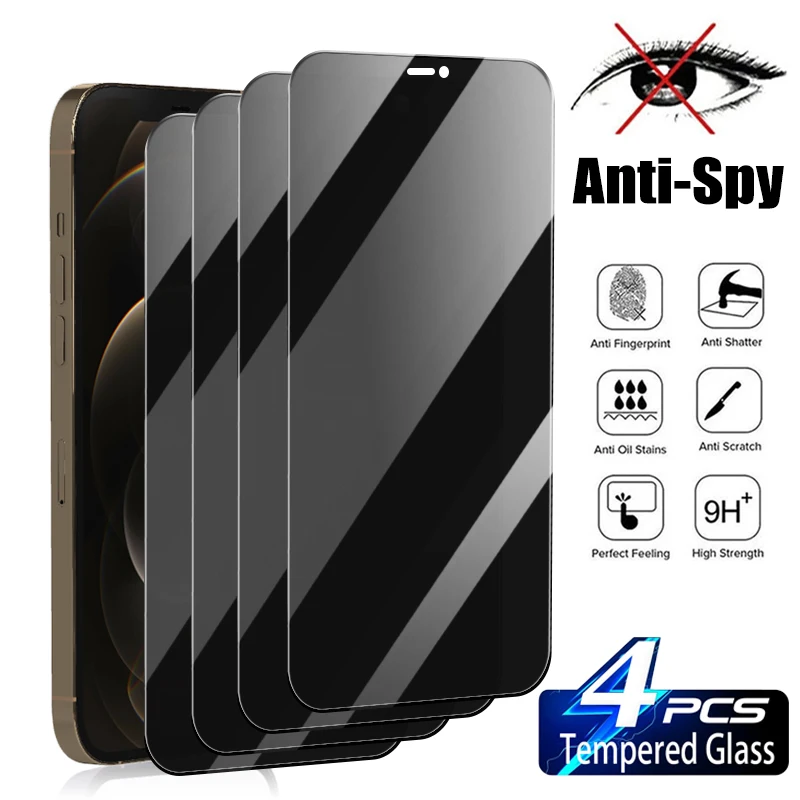 2/4Pcs Anti Spy Scr… - image