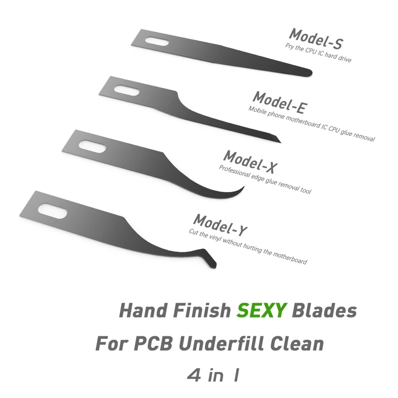 CPU CPU CPU IC NAND BGA Remover cuchillo cuchilla delgada para teléfono PCB Board Reparación A4WF