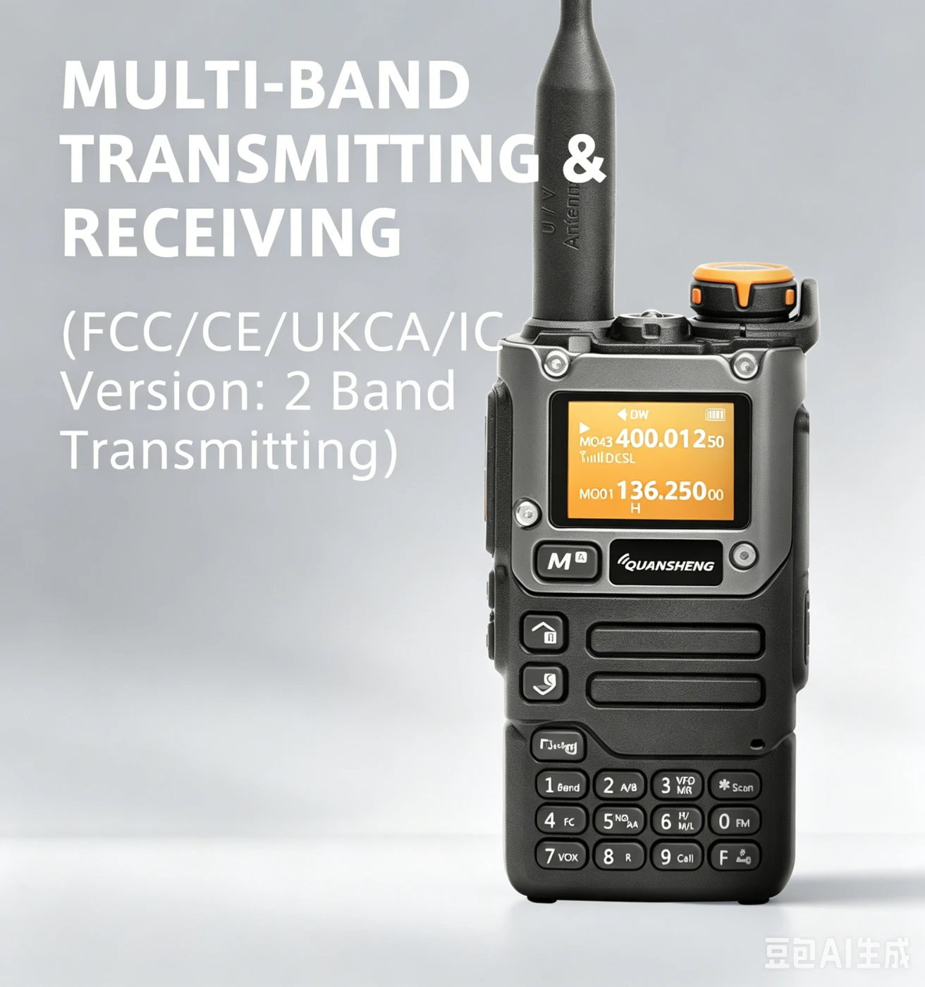 Quansheng UV-K5(8) UV-K58 UV-K6 UVK58 Two Way Radio 50-600MHz NOAA Type C Charge Multi-band Walkie Talkie Quansheng K58 CB Radio