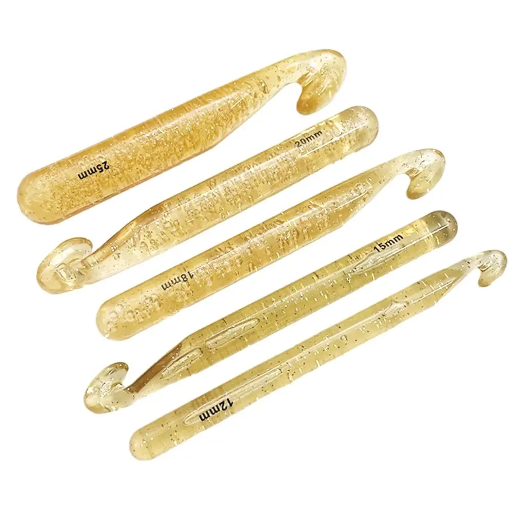 New Plastic Crochet Hooks Large Sizes Long Knitting Needles Crochet Needles Knitting