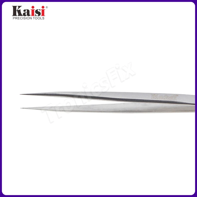 Kaisi T-11 T-15 High Precision Stainless Steel Curved Straight Tweezers For Cell Phone Tablet Computer Repair Hand Tools