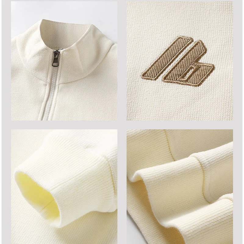 Casual Sweater Male Men's Warm Knitted Sweater Streetwear Pullovers Thick Fashion Clothing Spring Autumn Winter Men Clothing